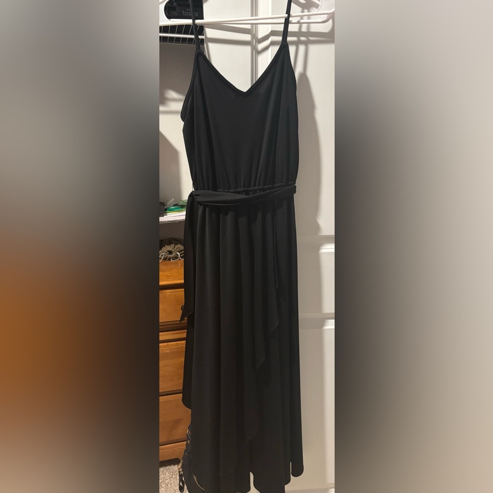Kappa Strapless Black Dress
